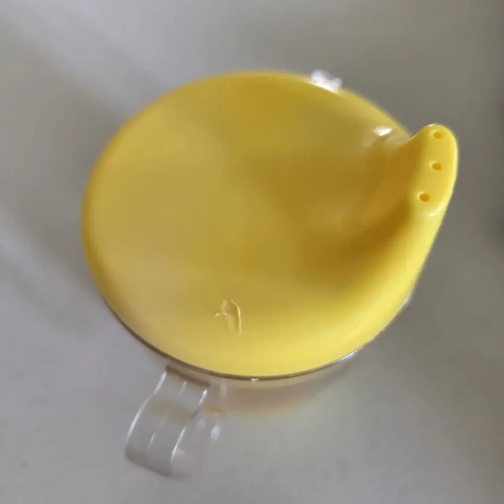 Vintage 1993 Barney Purple Dinosaur Sippy Cup Yellow Double Handle